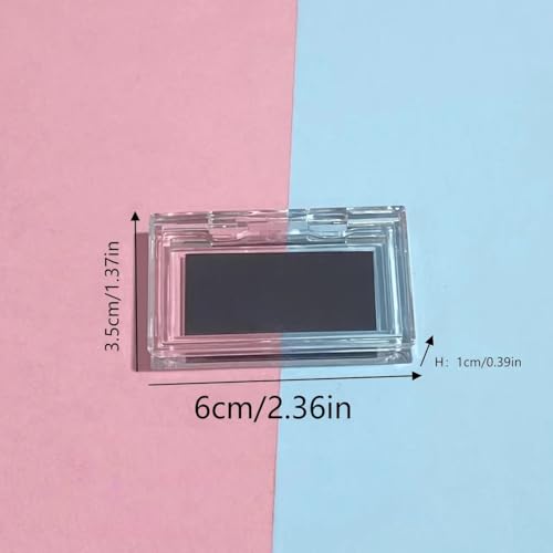 1pc Portable Magnetic Sewing Needle Box with Built-in Magnet - Transparent Anti-Lost Pin & Button Holder (Clear) - color: Clear