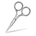 Eyebrow Scissors, Precision Grooming Shears, Nose Hair Trimmer - Professional Stainless Steel Fine Tip for Beard, Mustache, Eyelashes, Cuticles- ASONTAO (1Pcs Eyebrow Scissors) - size: 1Pcs Eyebrow Scissors