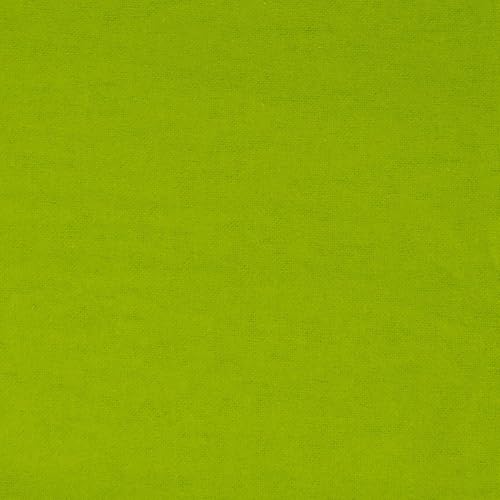 RTC Fabrics 42"/43" Wide 100% Cotton Flannel Solid Kiwi Color DIY Crafting, Quilt, Sewing Fabric, 2 Yard precut - color: Solid Kiwi, size: 2 yard pre cut