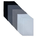 Jtnohx Soft Felt Sheets Felt Fabric for Crafts 40Pcs Black White Grey Color - color: Black and White Series
