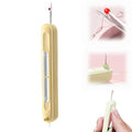 2 in-1 Needle Threaders Seam Ripper 2024 New, Upgraded Seam Ripper Tools, Stretchable Remover Needle Threading (new-1PCS-Yellow) - color: new-1PCS-Yellow