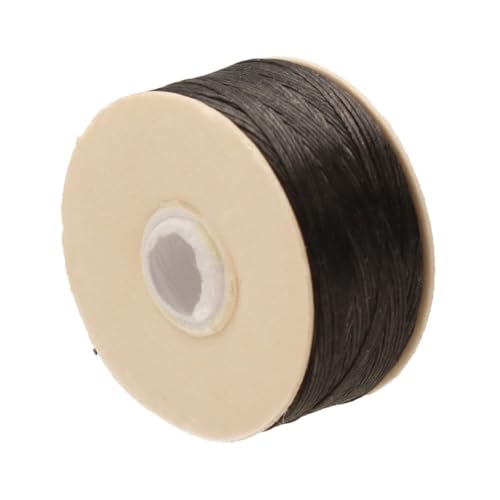 The Beadsmith Nymo Thread, Made of Nylon - size: Size 00, 0, B, & D, style: Black