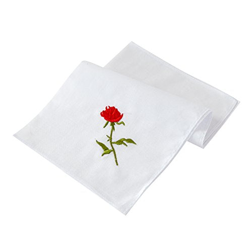 RDS HANKYTEX Cotton Embroidery Ladies' Handkerchiefs Lace Set of 6 - style: 3