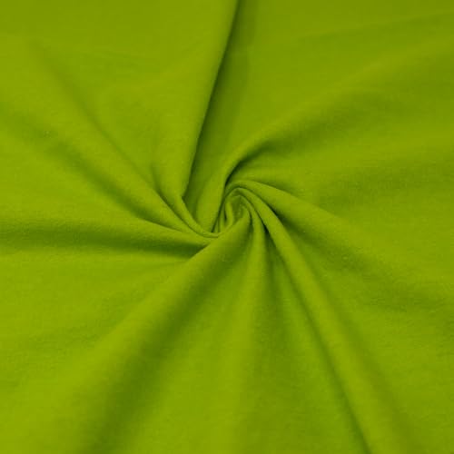 RTC Fabrics 42"/43" Wide 100% Cotton Flannel DIY Crafting, Quilt, Sewing Fabric 8 Yards, by the Bolt, Solid Kiwi - color: Solid Kiwi, size: 8 yard bolt