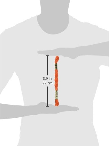 DMC 115 3-608 Pearl Cotton Thread, Bright Orange
