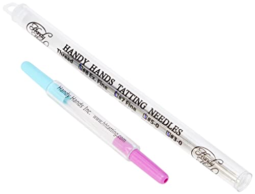 Handy Hands 4 Needles, Plus 2 threaders (N8) Tatting Needle Set