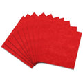 12" x 12" Squares Felt Sheets Fabric, 10Pcs Felt Fabric for Crafts, 1mm Thick Halloween Christmas Fabric Fall Felt Non-Woven Felt Paper for Sewing DIY Projects(Red) - color: Red