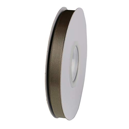 ITIsparkle 3/8" Inch Double Faced Satin Ribbon 50 Yards-Roll Set for Gift Wrapping Scrap Books Party Favor Hair Braids Baby Shower Decoration Floral Arrangement Craft Supplies, Dark Olive Ribbon - color: Dark Olive