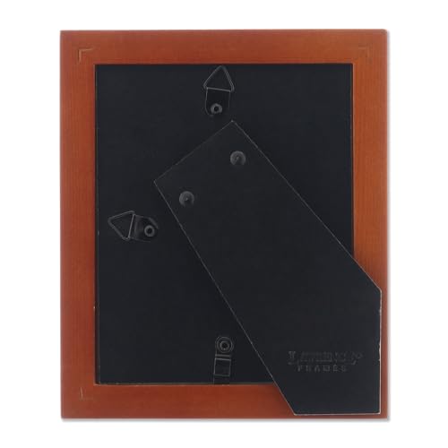 Lawrence Frames Estero Collection, Chestnut Wood Picture Frame, 4x5 - color: Chestnut, size: 4x5