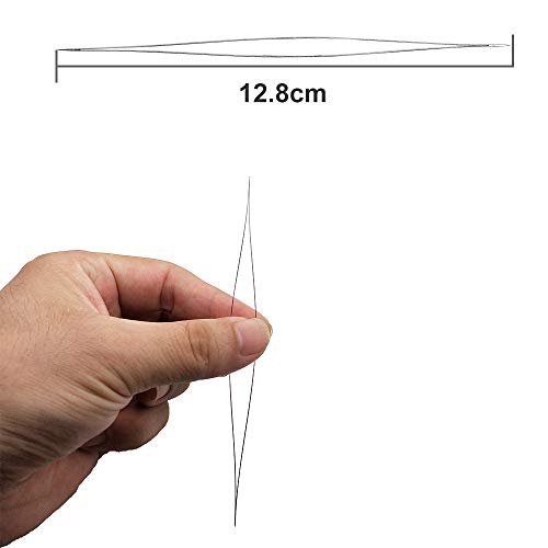 12pcs Seed Beads Needles Beading Embroidery Needles Big Eye Collapsible Beading Needles with Bottle for Jewelry Making