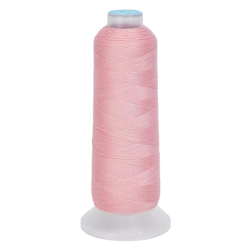42S/2 Wool Embroidery Thread 1500m Wool & Acrylic Fibers Embroidery Floss Hand Sewing Thread Sewing Machine Kit Needlepoint Thread for Sewing DIY Craft Cross Stitch Threads (Pink) - color: Pink