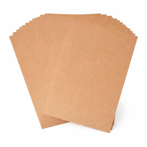 Mandala Crafts 9X12 20 Tan Self Adhesive Felt Sheets with Sticky Backing - color: Tan