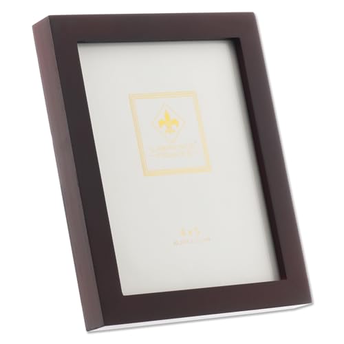 Lawrence Frames 755945 Espresso Wood Picture Frame, 4 by 5-Inch, Dark Walnut - color: Dark Walnut, size: 4x5