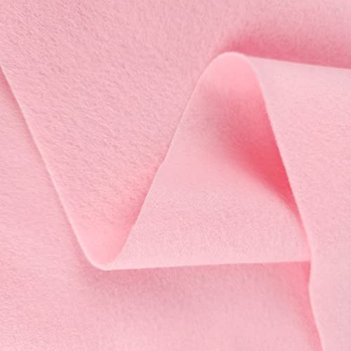 Jtnohx Color Felt Sheets 1 Square Yard Craft Felt Fabric Pink 1.4mm - color: Pink
