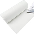 New brothread Fusible Iron on Cut Away Embroidery Stabilizer 12" x25Yd Roll - color: White Cut Away