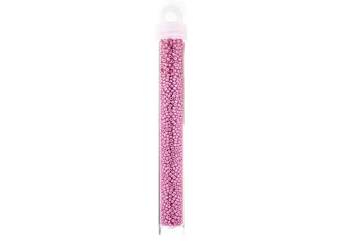 Miyuki Seed Bead 11/0 APX.22g - Galvanized Duracoat Hot Pink Japanese Glass Seed Beads - color: Hot Pink