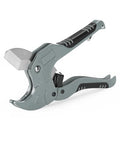Bates- PVC Pipe Cutter, Cuts up to 1-5/8", Ratchet Pipe Cutter, PEX Cutting Tool for Cutting PEX, PVC, PPR Plastic Hoses and Plumbing Pipes, Silver - color: Silver