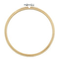 Lamvbls 6 Inch Embroidery Hoop, Adjustable Bamboo Circle Cross Stitch Hoop Ring, Wooden Embroidery Frame for Art Craft Sewing - size: 6 inch