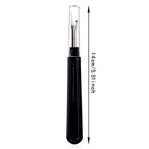 Seam Ripper, 6PCS Seam Rippers for Sewing, Black Stitch Remover Tool - color: Black