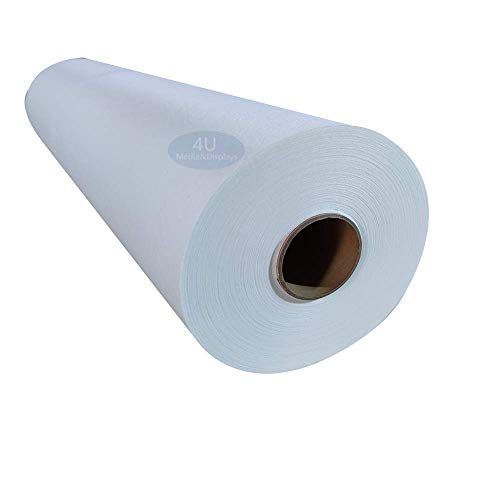 Tiger-Hoo Tear Away Embroidery Stabilizer 3.5oz 24 inch x 82ft. Embroidery Backing Stabilizer for Machine Embroidery (Tear-Away White 3.5oz 24 inch )