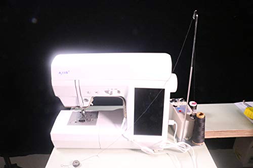 Axis Bobbin Winder Portable Automatic Bobbin Winder Bobbin Class15 L M Style for Juki Janome Brother Singer Quilting Embroidery Sewing Machine Bobbin Max Dia 1.1” Bobbin Hole Dia 1/4” Wide 0.46”