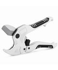 Bates- PVC Pipe Cutter, Cuts up to 1-5/8", Ratchet Pipe Cutter, PEX Cutting Tool for Cutting PEX, PVC, PPR Plastic Hoses and Plumbing Pipes, Ivory - color: Ivory