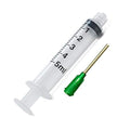 50 Pieces 5ml 5cc Industrial Syringes with 14 GA 1" Blunt TIP Needles - Great for Glue Applicator, Oil Dispensing