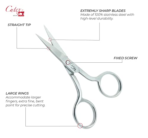 Cutex 4-1/2" Straight Sewing & Embroidery Scissors/Thread Trimmers - color: Straight-4.5''