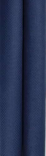 KCS 2 pc of 15" x 18"(38cmx45cm) 16 Count Cross Stitch Cotton Aida Cloth Needlework Fabric Box (Navy Blue, 16CT) - color: Navy Blue, size: 16CT