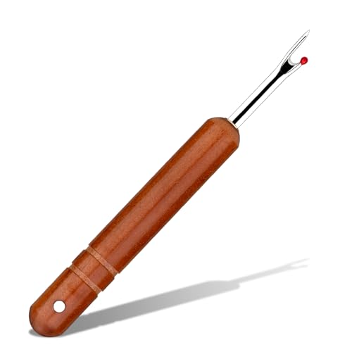 ZMAAGG Seam Rippers for Sewing, Big Size, Hangable Wooden Handle - color: Hanging Handle - Large