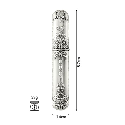 Needle Storage Vintage Sewing Needles Holder Portable Sewing Storage Case Embroidery Needle Storage Case Box for Hand Sewing Needle Storage Needle Case DIY Sewing Tools - color: Silver