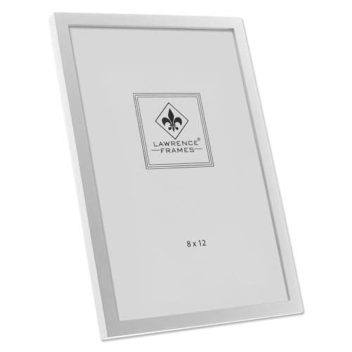 Lawrence Frames White Wood Picture Frame, Gallery Collection, 8 by 12-Inch, White - color: White, size: 8x12