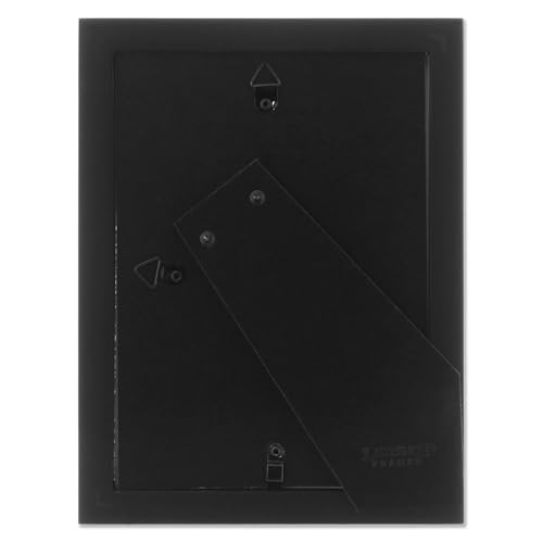 Lawrence Frames Estero Collection, Black Wood Picture Frame, 5x7 - color: Black, size: 5x7