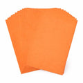 Mandala Crafts 9X12 20 Orange Self Adhesive Felt Sheets & Sticky Backing - color: Orange