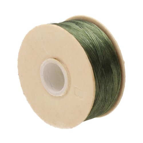 The Beadsmith Nymo Thread, Made of Nylon - size: Size D, 64 Yards, style: Olive