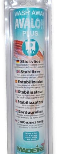 Madeira 20990212 Avalon Plus Wash Away Stabilizer