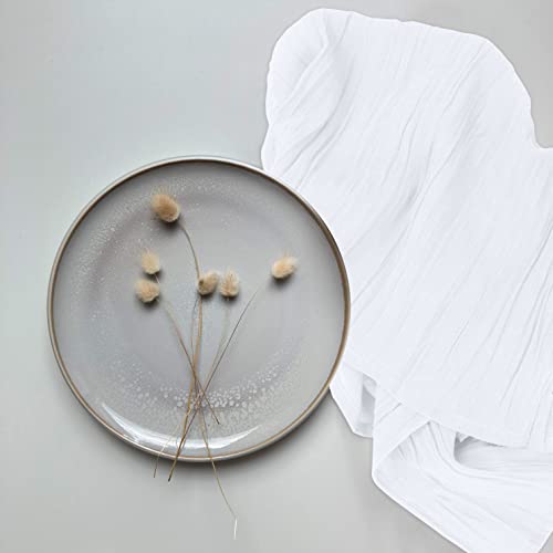 RUVANTI Flour Sack Towels 24 Pack 28”x28”, 100% Cotton Ring Spun – White - color: White, size: 24 Pack
