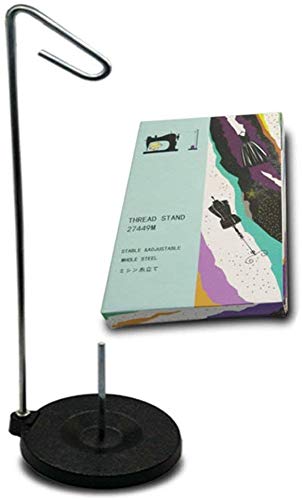Single Thread Stand Full Metal Stable &Adjustable Thread Stand #27449M - color: BLACK
