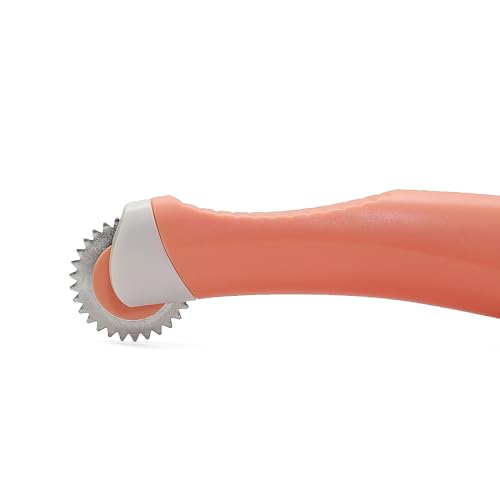 Toothed Edge Tracing Wheel- Professional Stitch Marking Spacer for Leather Paper Cloth Sewing Wheel Tool - color: Style1