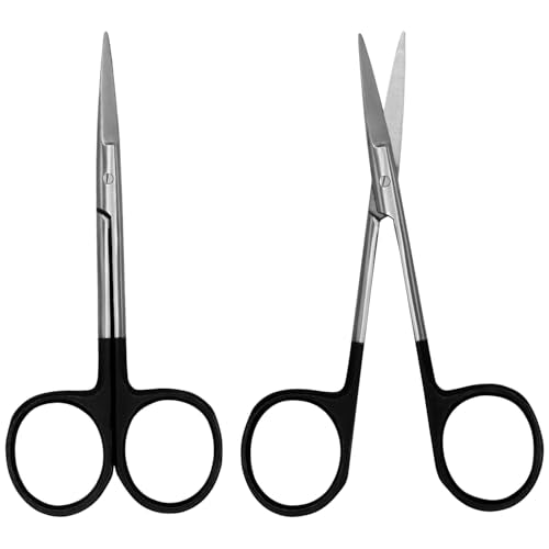 Iris Scissors 4.50" Str/Cud/Angled TC Tungsten Carbide, Supercut O.R. Grade (Supercut Straight) - style: Supercut Straight