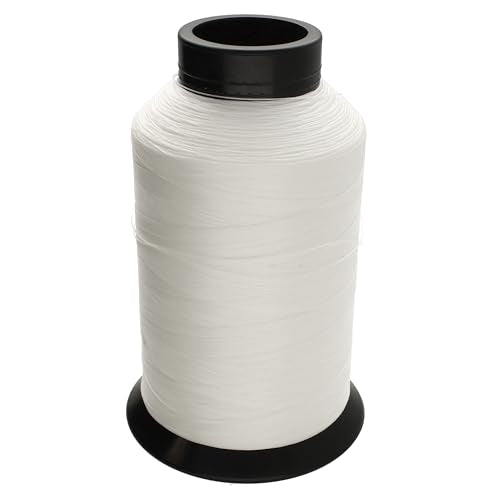 The Beadsmith Nymo Nylon Thread, White Color, Size D - color: White, size: Size D, 1584 Yards