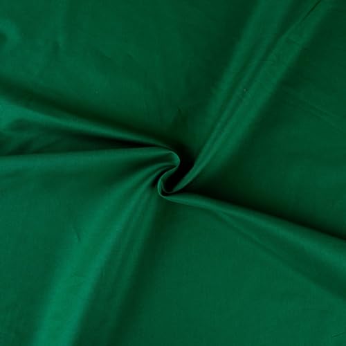 7PCS Solid Color Cotton Fabric Squares 20" x 20" Fat Quarter Fabric Bundles Craft Fabric for Patchwork Sewing Quilting Crafting DIY (Green) - color: Green