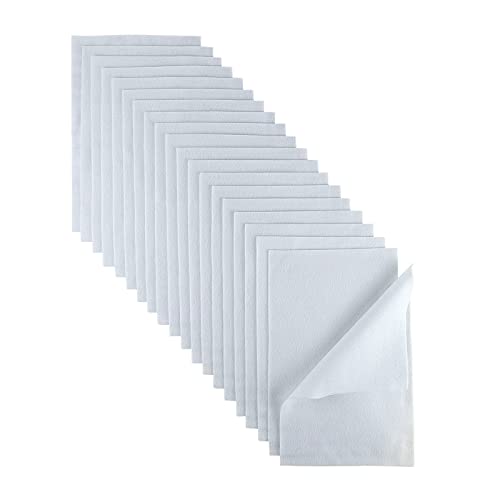 Jtnohx Color Felt Fabric Soft Felt Sheets Craft Fabric Sheets White 8"x12" - color: White