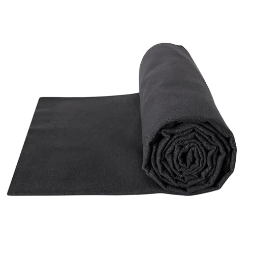 Linen Fabric by The Yard - 10 Yard 62 Inch Wide Black - color: Black, size: 10 YARDS