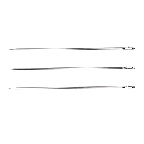 Stainless Steel Fishing Bait Rigging Needles Threader Set, Fish Bait Worm-Minnow-Anchovy Threader Needle Rustproof Threading Tool for Saltwater Freshwater Fishing Tackle Kit - size: 4"Long