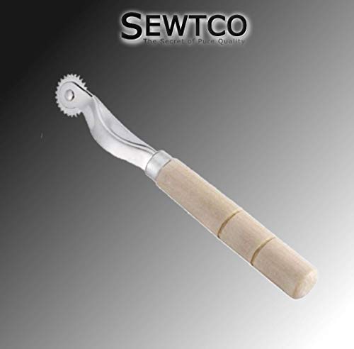 Taiwan tracing Wheel for Sewing Patterns, Wood and Stainless Steel Pounce Wheel, Perforation Cutter, Overstitch Wheel, Paper Tracing Wheel Sewing, Leather Point, Pounce Wheels, 2 Pack - size: 1 Pack made in Taiwan