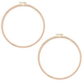 Mormchlots 2Pcs 8 Inch Wood Embroidery Hoops - size: 8 inch