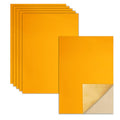 Biaungdo Yellow Self Adhesive Felt Sheets, 6 Pcs, 8 x 12 Inch - color: Yellow