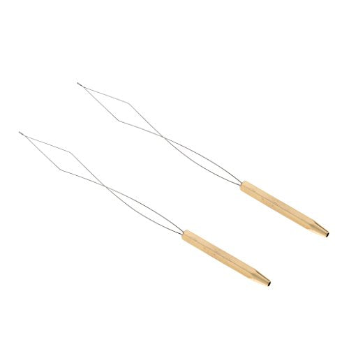 2 Pieces Fly Tying Bobbin Threader Half Hitch