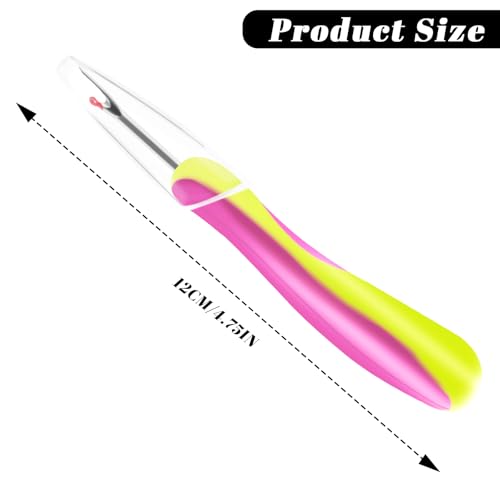 Needle and Thread Seam Ripper, Rippers for Sewing and Thread,Remover Stitch Tool for Hand Sewing, Knitting, Cross Stitching, Embroidery and Thread Removal (Green) - color: Green